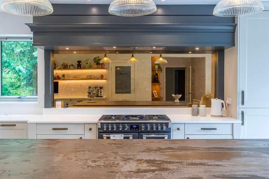 Antique Brass Splashback